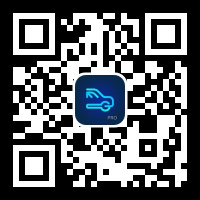 QR code to download the Garage Pro app for auto repair shops from the App Store